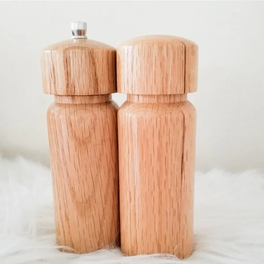 Farmhouse decor salt and pepper shakers